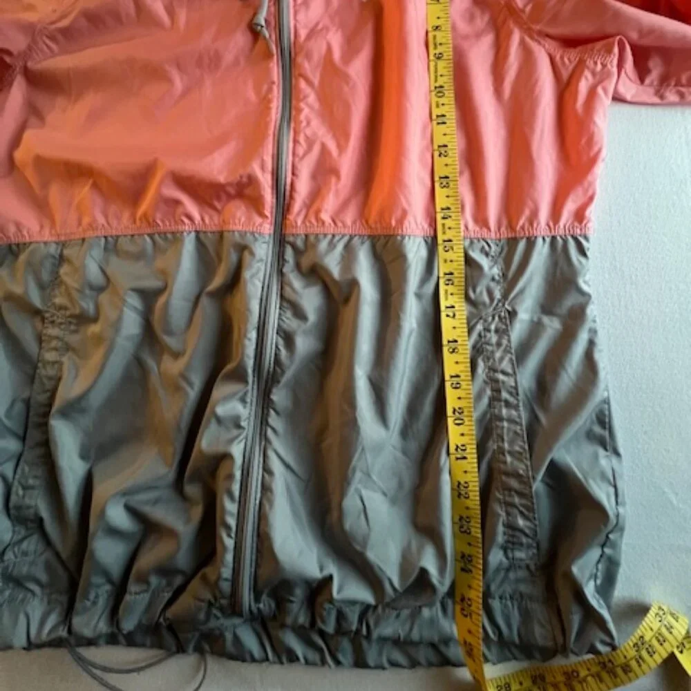 COLUMBIA‎ Flash Forward windbreaker jacket two-tone hooded design Women's Large